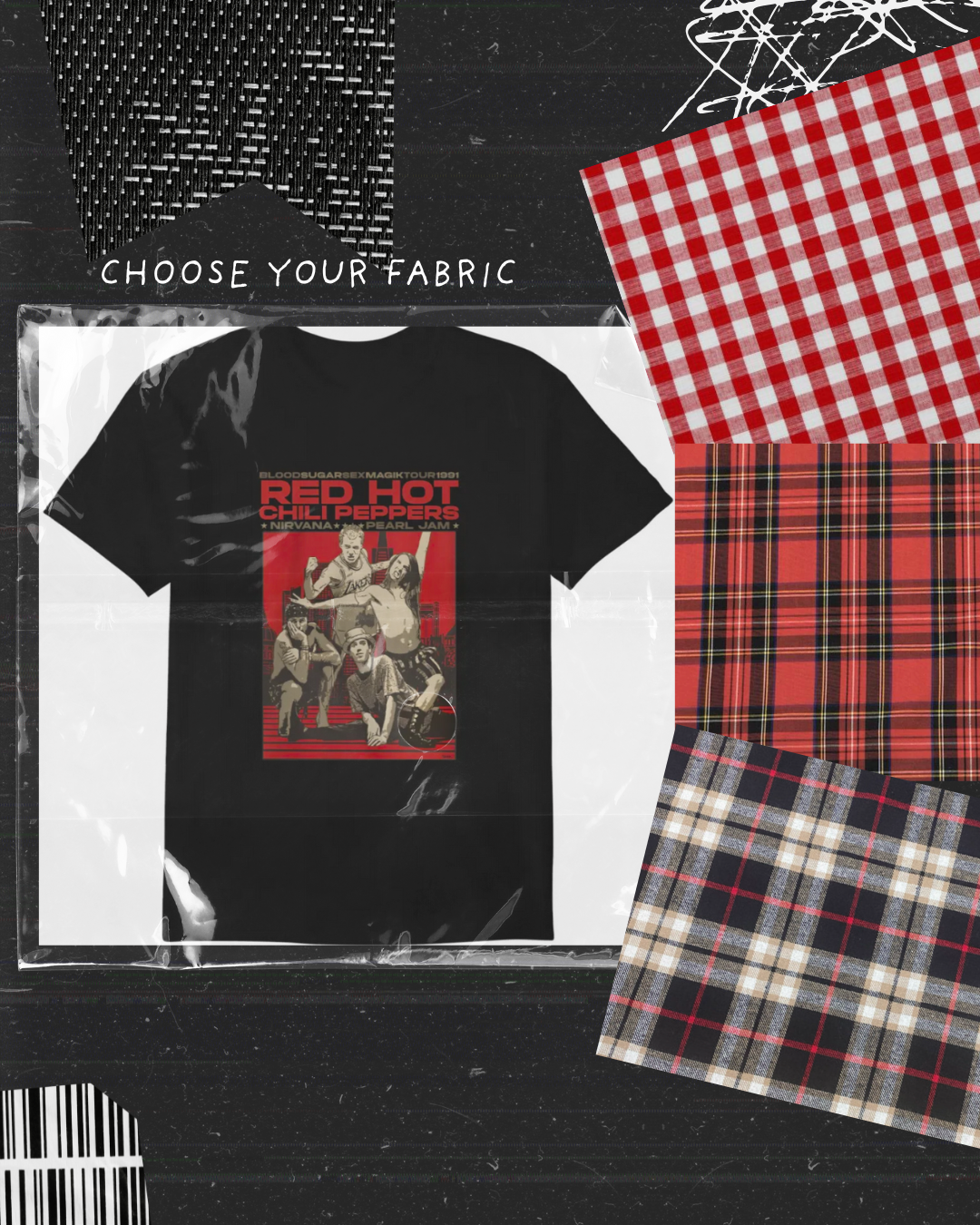Red Hot Chilli Peppers - Create Your Own Smock