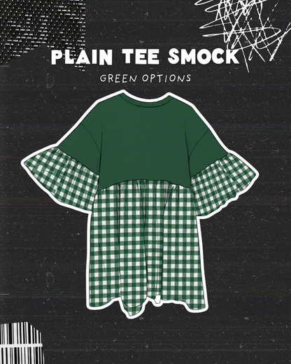 Plain Green Tee - Create Your Own Smock