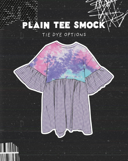 Plain Tie Dye Tee - Create Your Own Smock