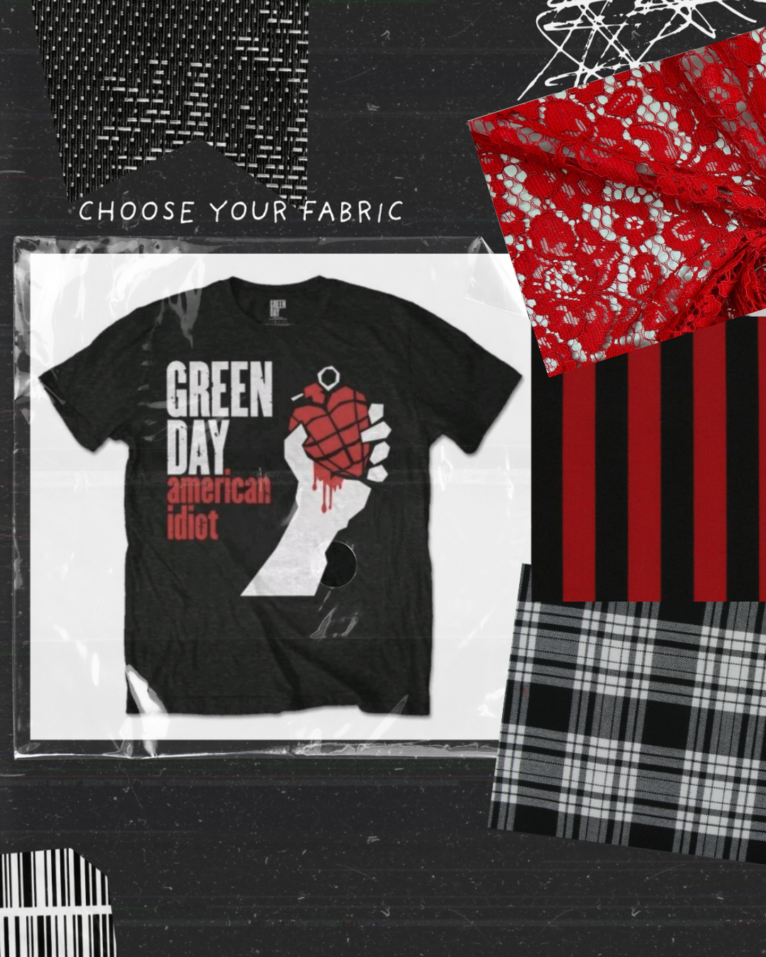 Green Day - Create Your Own Smock