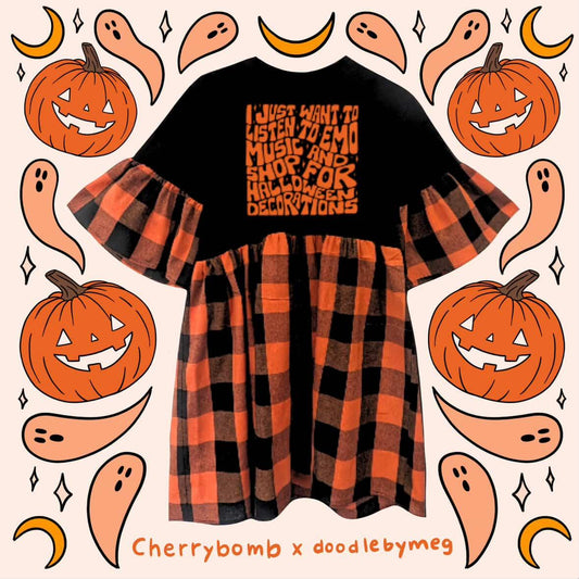 Emo Music & Halloween Decorations - Create Your Own Smock