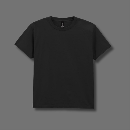 Plain Black Tee - Create Your Own Smock